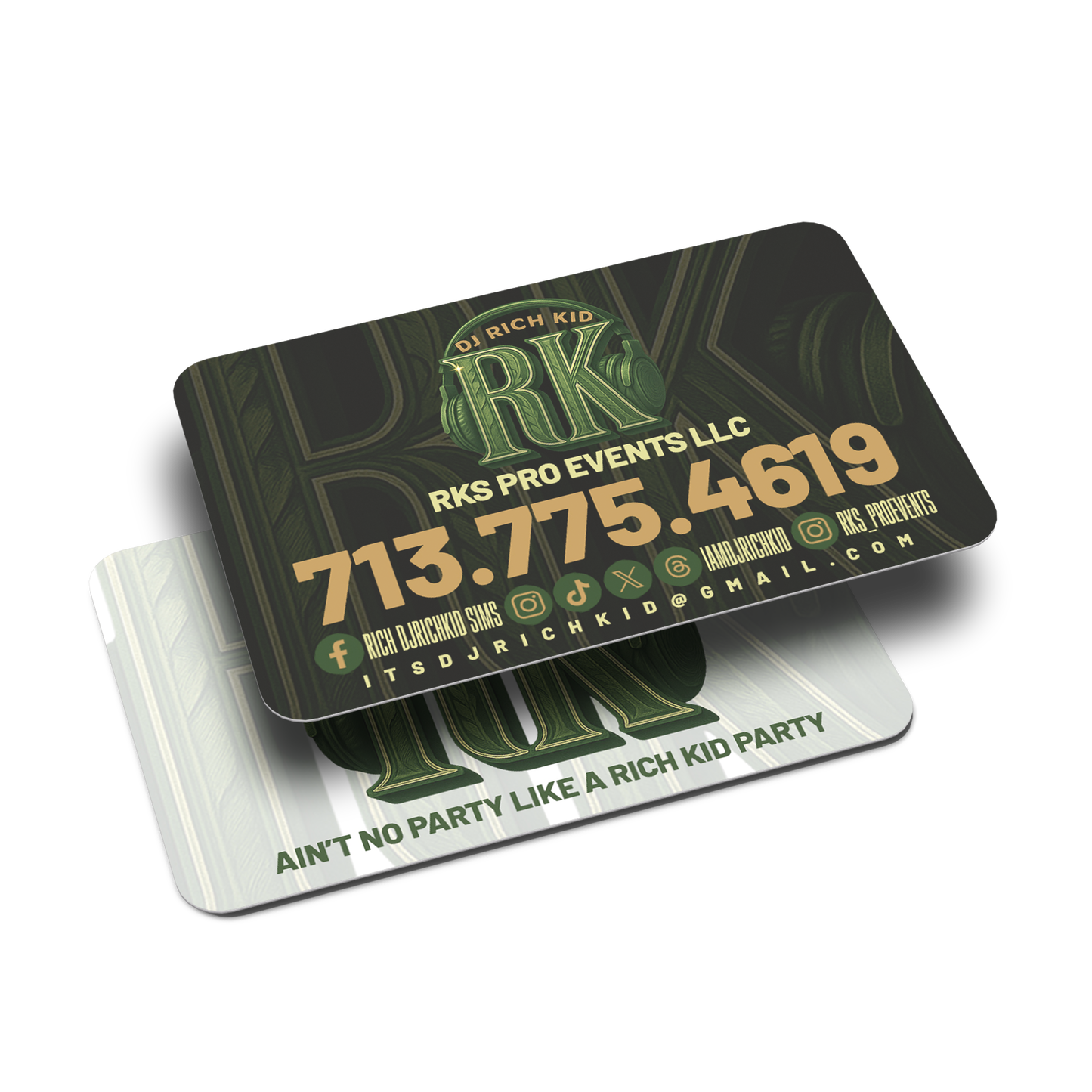 Aluminum Business Cards