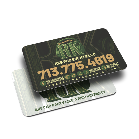 Aluminum Business Cards